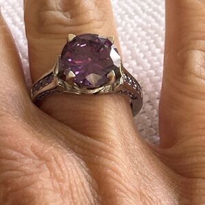 Elegant Purple Gemstone Ring